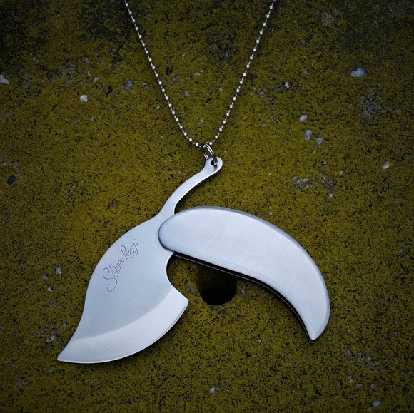 Silverleaf Pocket Knife Necklace or Keyring - Picture 5 of 6